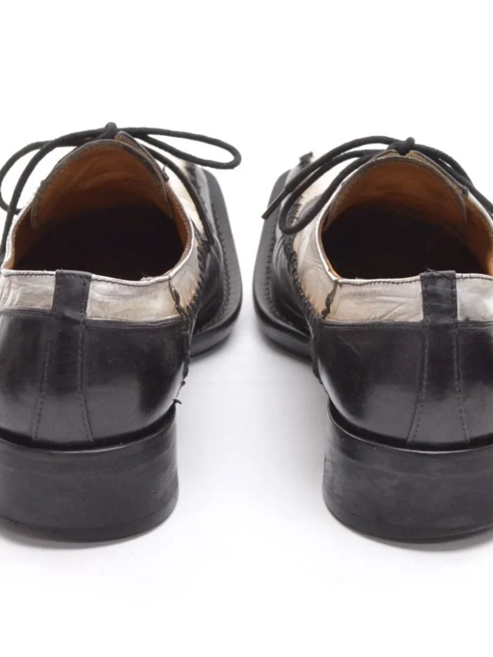 Men DEBUT Distressed Spectator Derby Oxfords 44